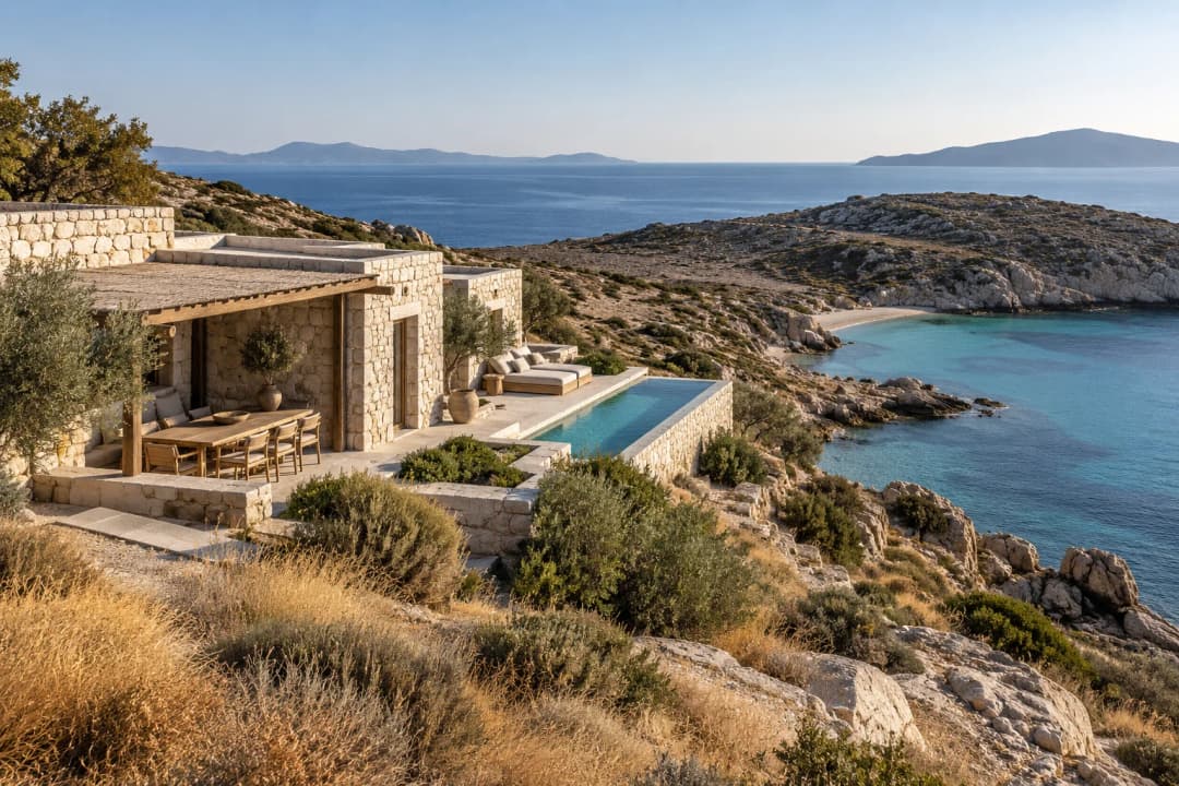 Villa Kavos concept imagery