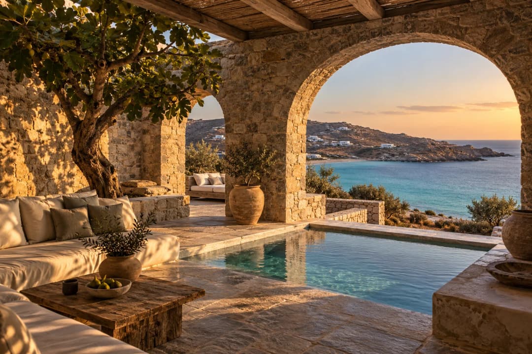 Villa Meltemi concept imagery