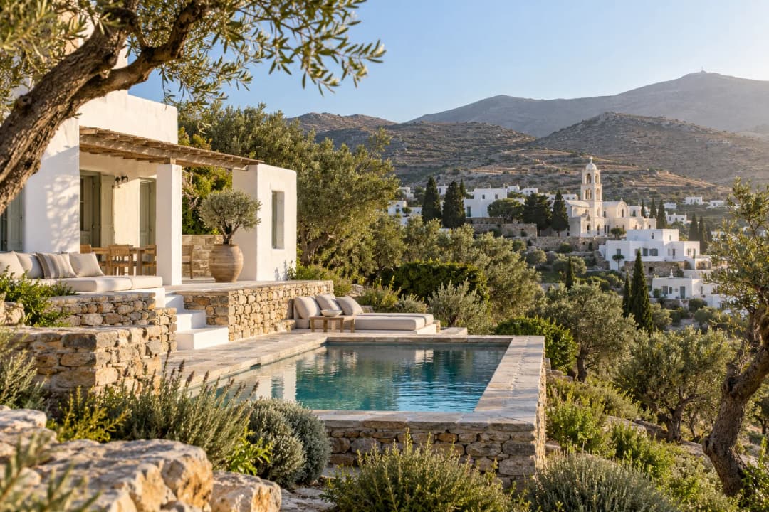 Lefkes Retreat concept imagery