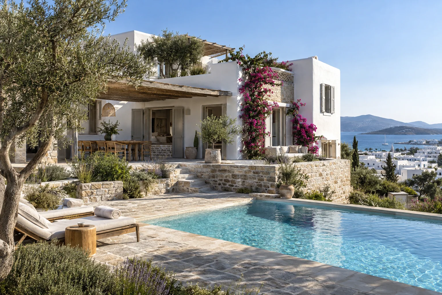 A Thalassa villa on Paros